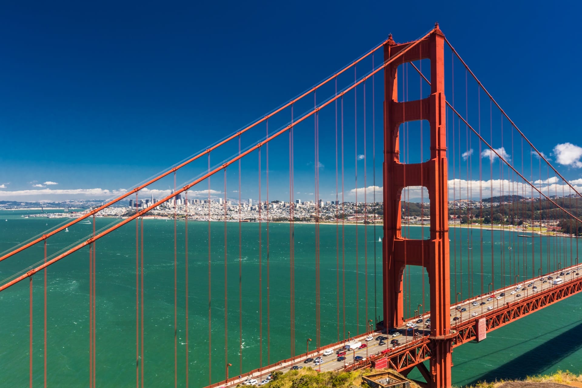Golden Gate Bridge in San Francisco, California