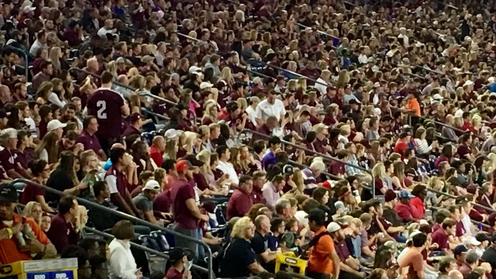 Packed stadium crowd at a major sports event worth traveling for